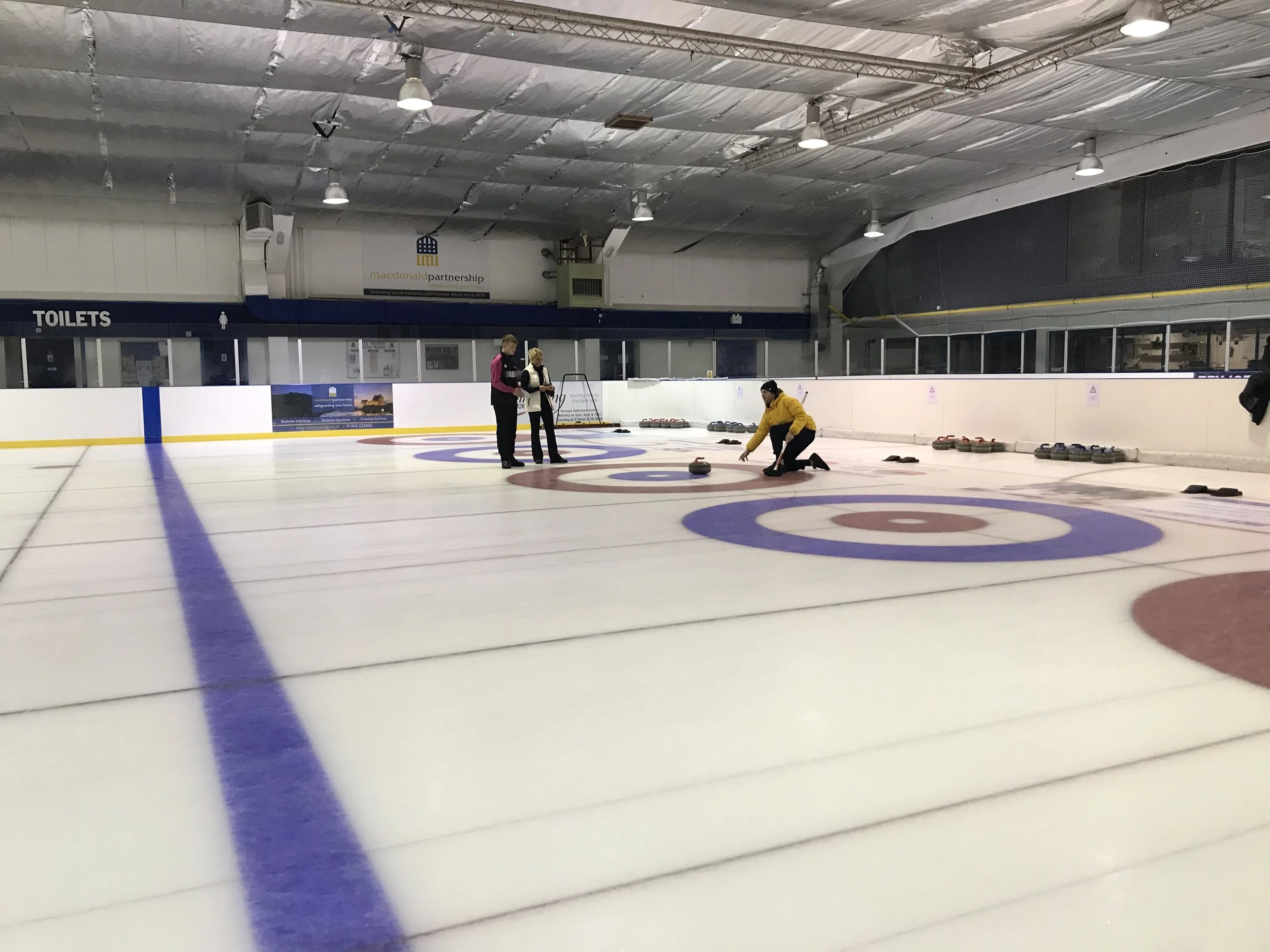 Behind the scenes of the film A Brilliant Curling Story on location in Scotland.