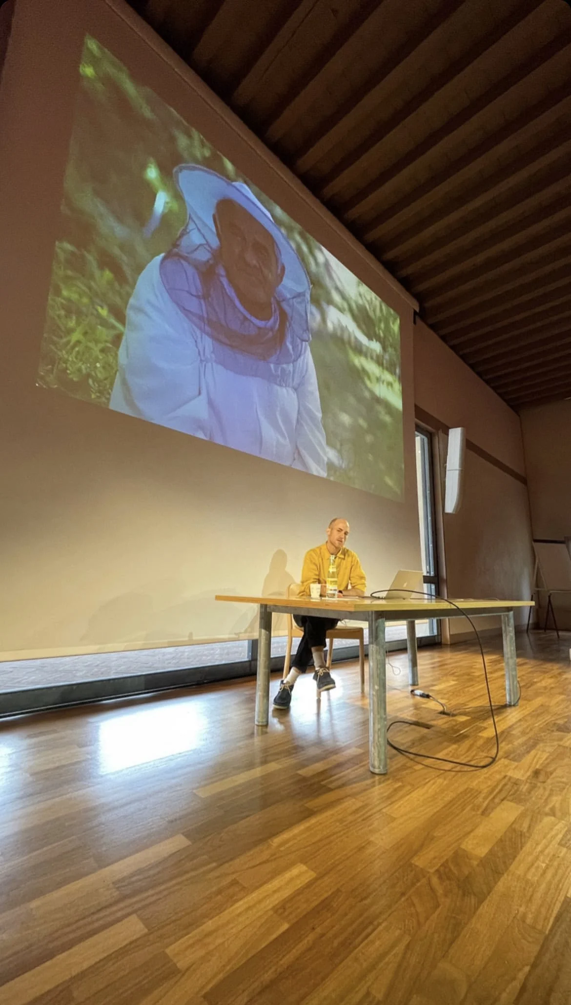 Tomas Leach speaking about creativity and research