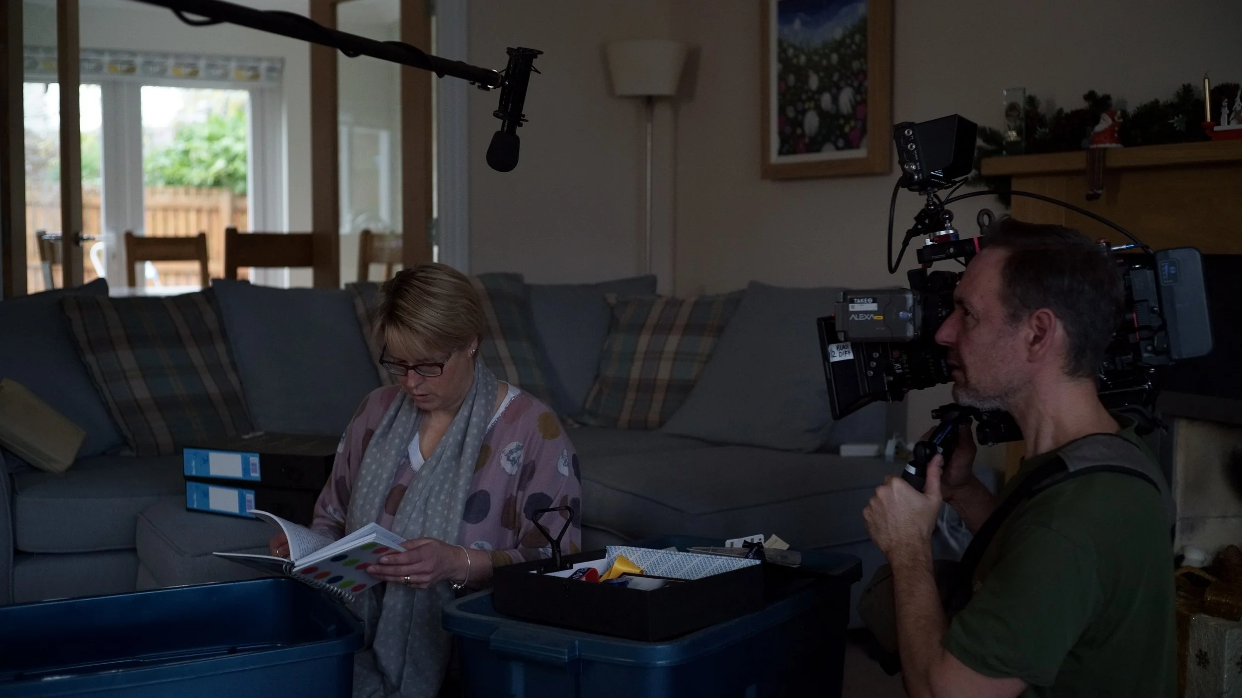 Behind the scenes of the film A Brilliant Curling Story on location in Scotland.