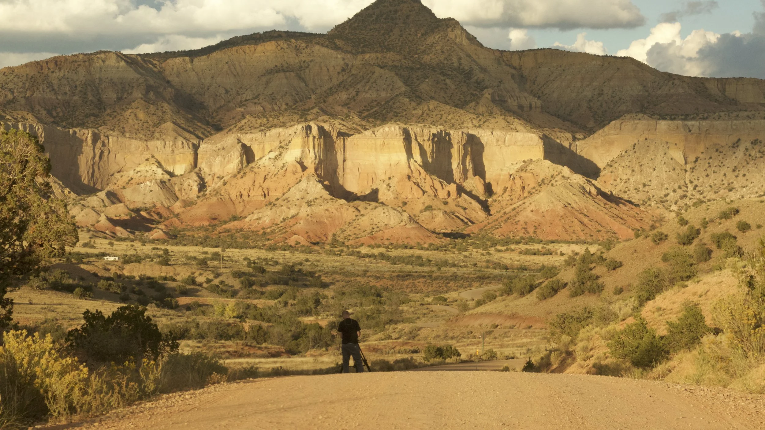 Tomas Leach behind the scenes filming The Lure