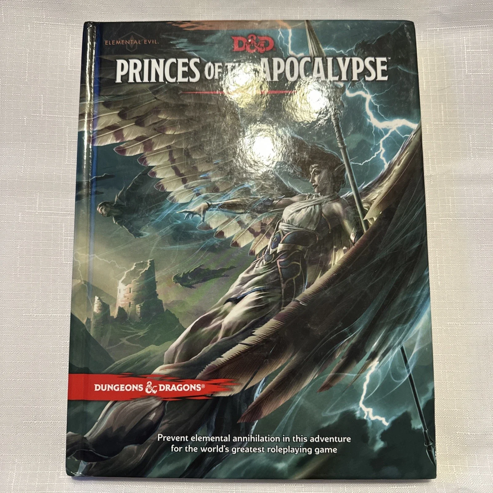 Princes of the Apocalypse Dungeons & Dragons (D&D) Campaign Setting Book PLEASE SEE PICTURES FOR CONDITION