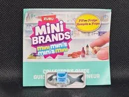 A Zuru Mini Brands collectible miniature from the fill the fridge series 1  set, depicting a package of fresh fish