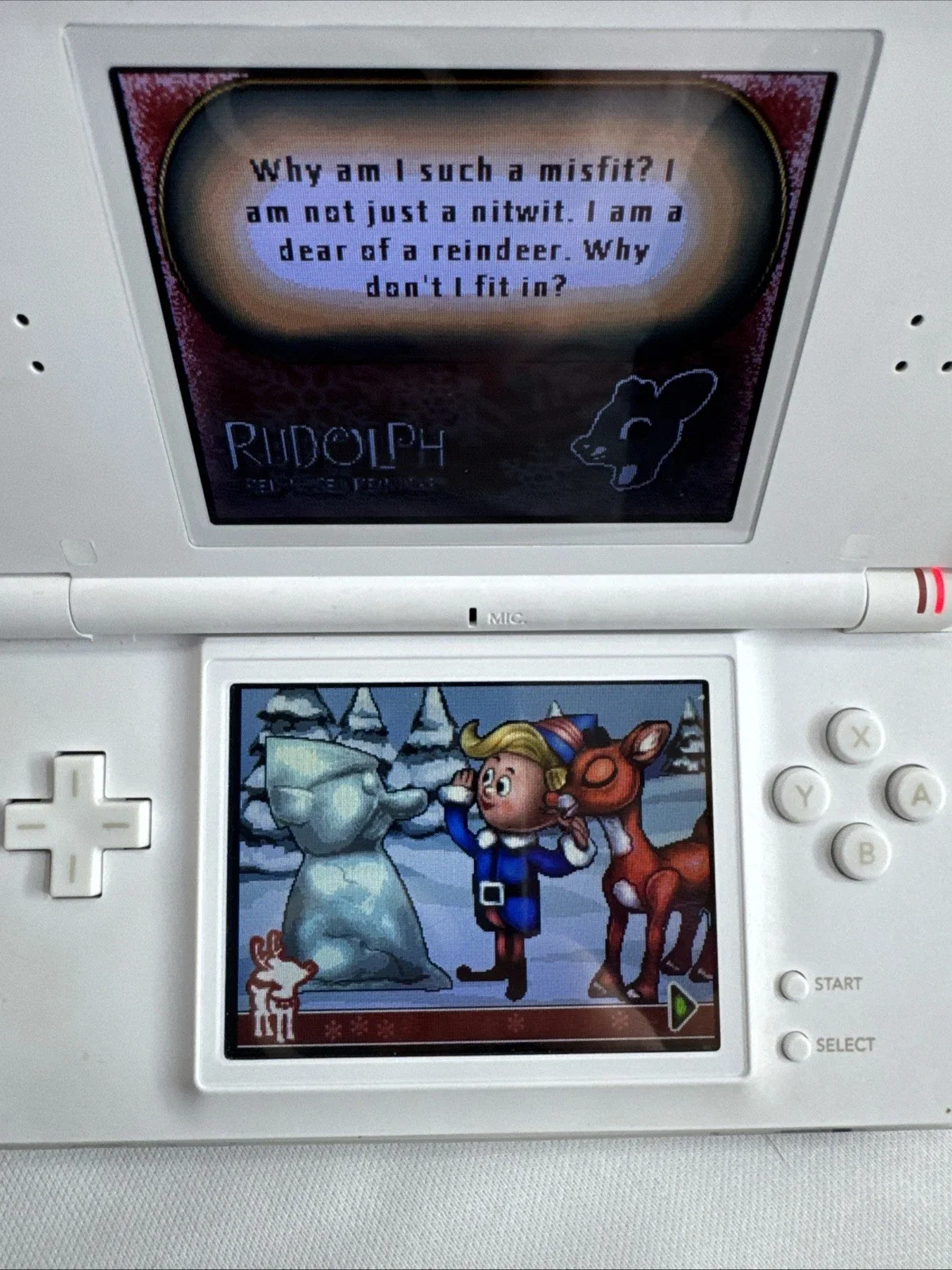 "Rudolph the Red-Nosed Reindeer" for Nintendo DS, released in 2010, is an action & adventure game published by Red Wagon