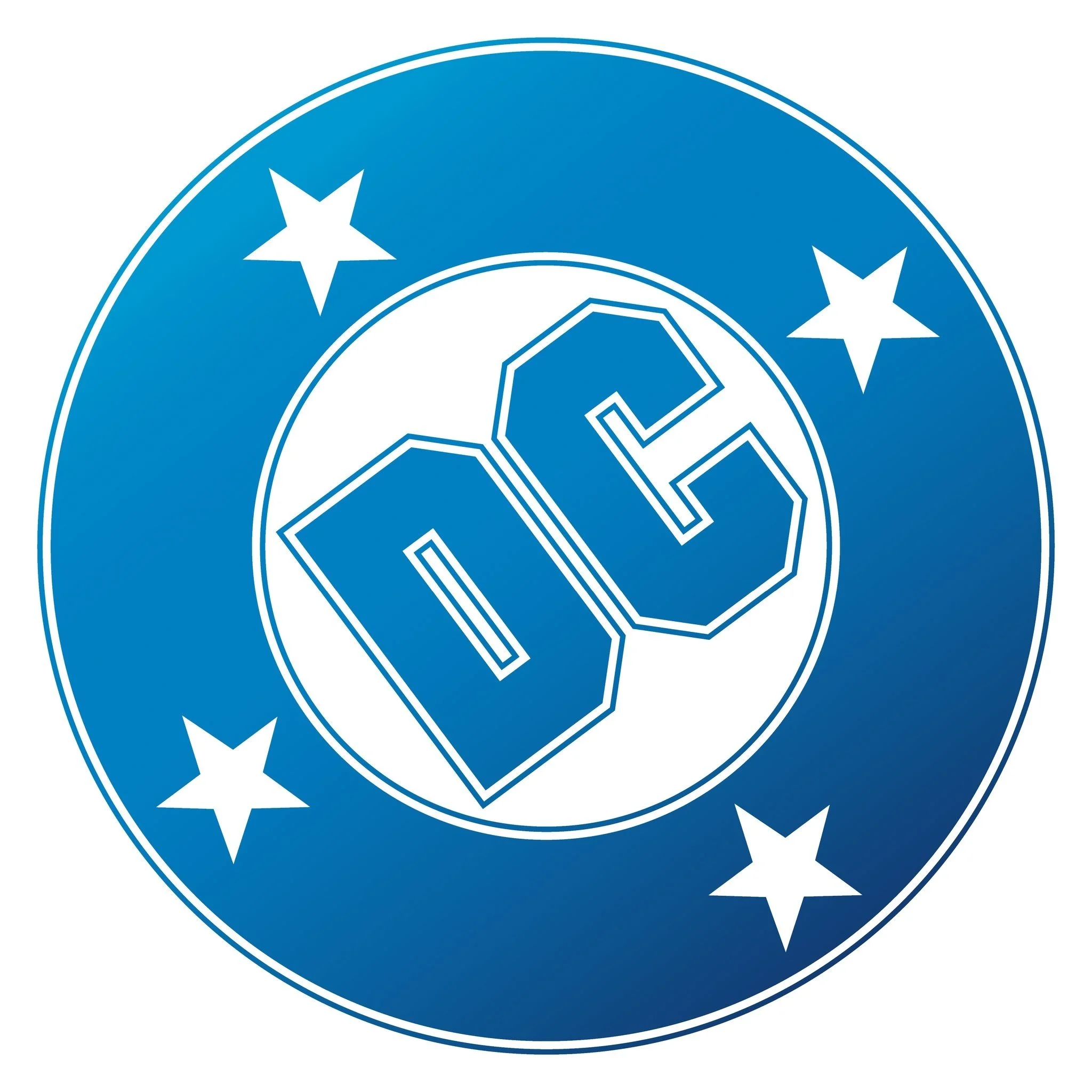 A circular logo with a blue background and white stars, featuring the letters 'OC' in the center.