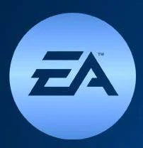 EA logo in a circular blue gradient background.