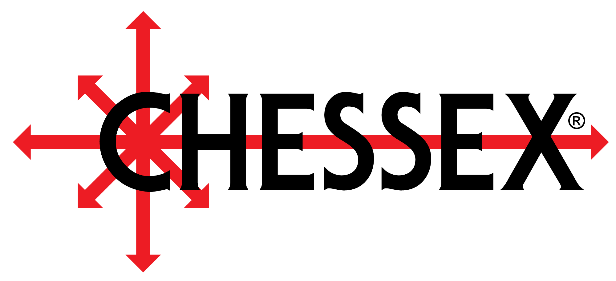 Chessex black letters red arrows