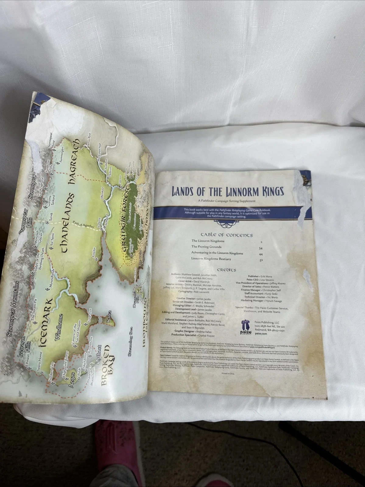 Pathfinder Campaign Setting - Lands of the Linnorm Kings