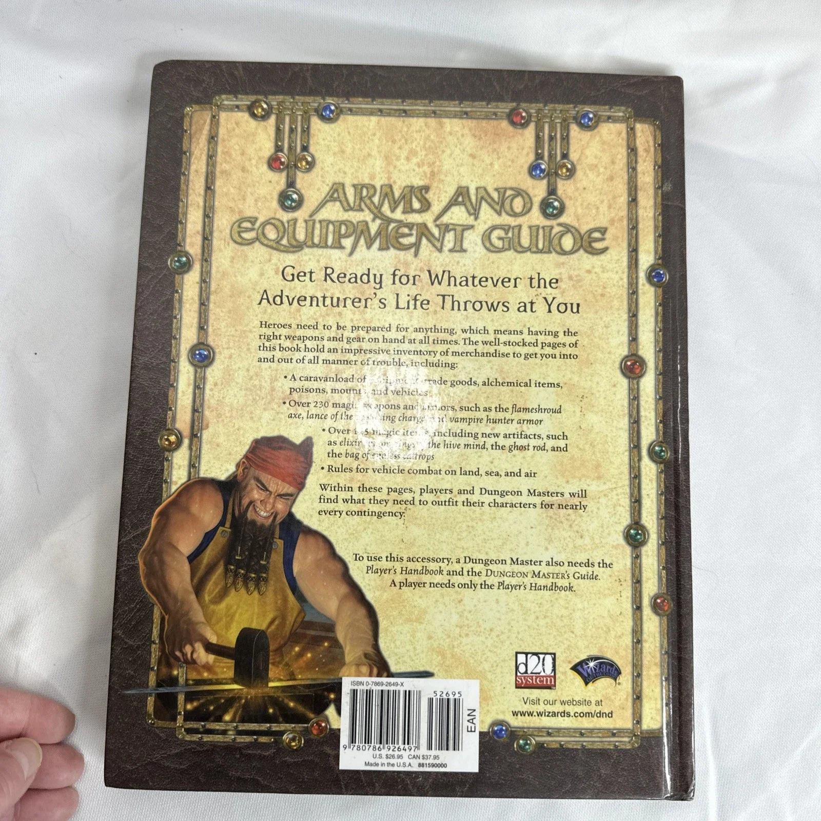 Dungeons & Dragons Accessory Arms and Equipment Guide 1st Print 2003 (A)