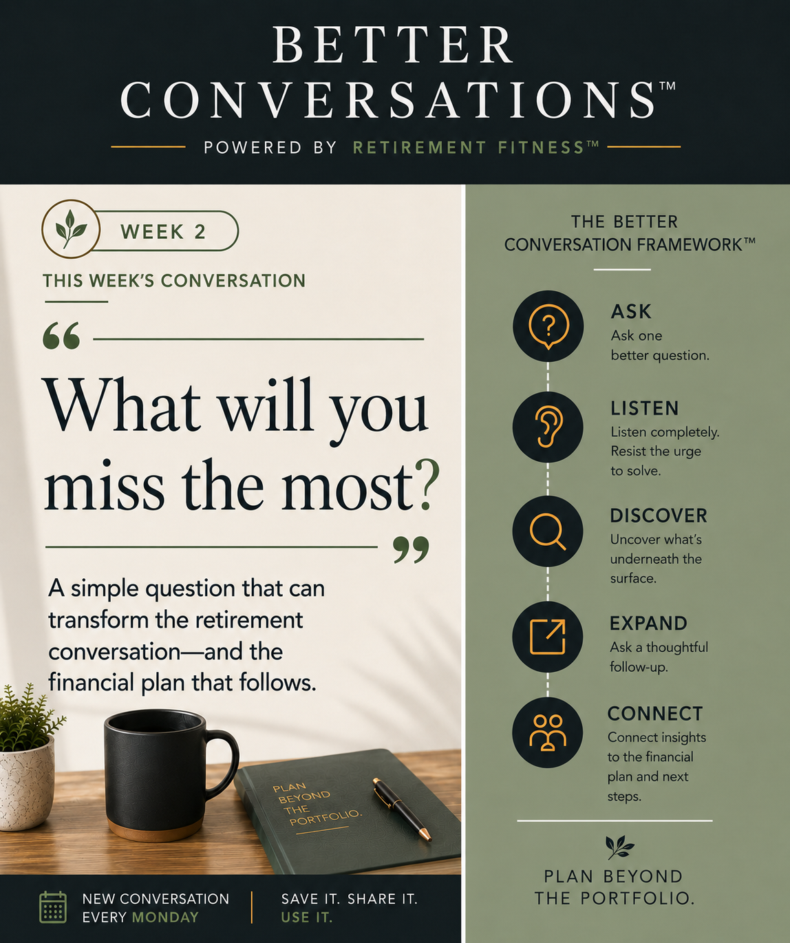“What will you miss the most?”
