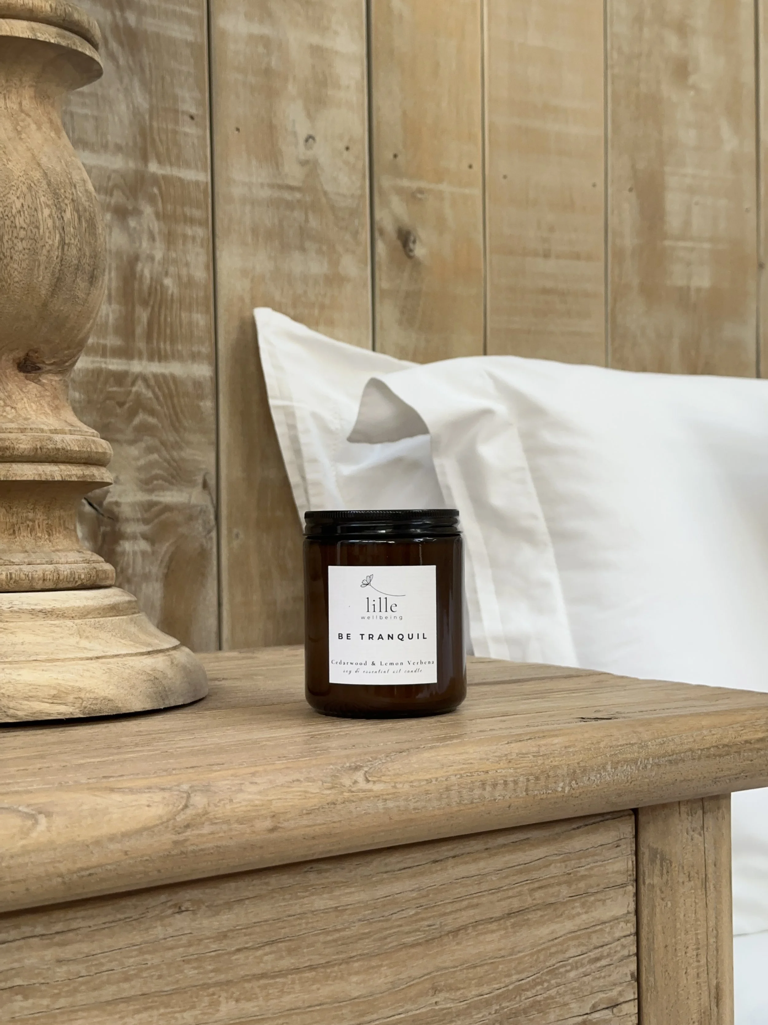 Be Tranquil - Cedarwood & Lemon Verbena Soy Candle
