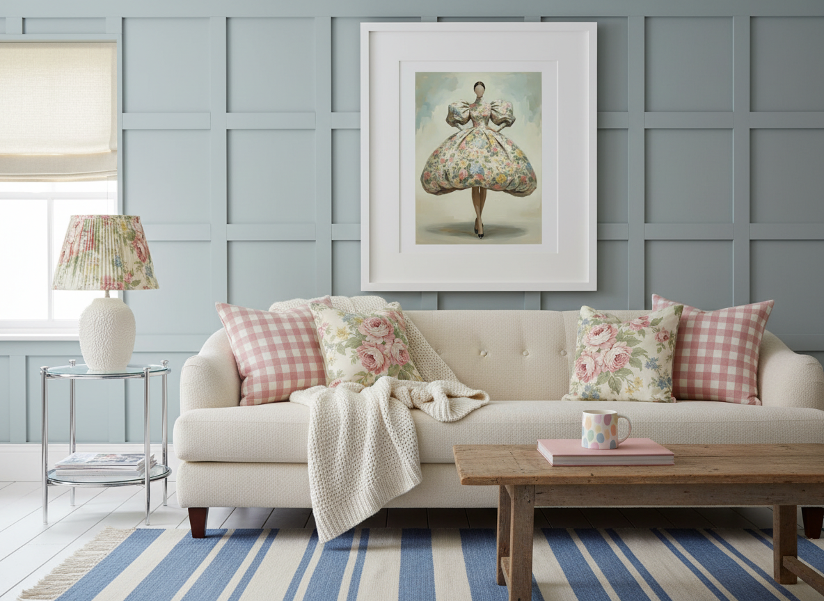 a lounge making chintz fashionable again