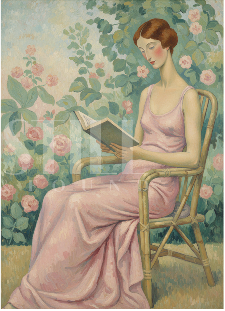 A Page in Bloom - Digital Art Print (Download)