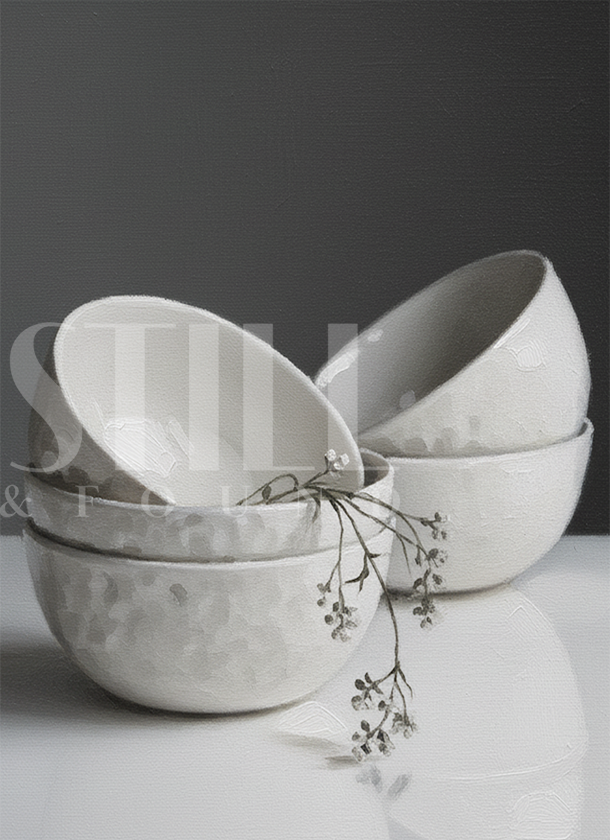 Still Life Study in Grey - Digital Art Print (Download)