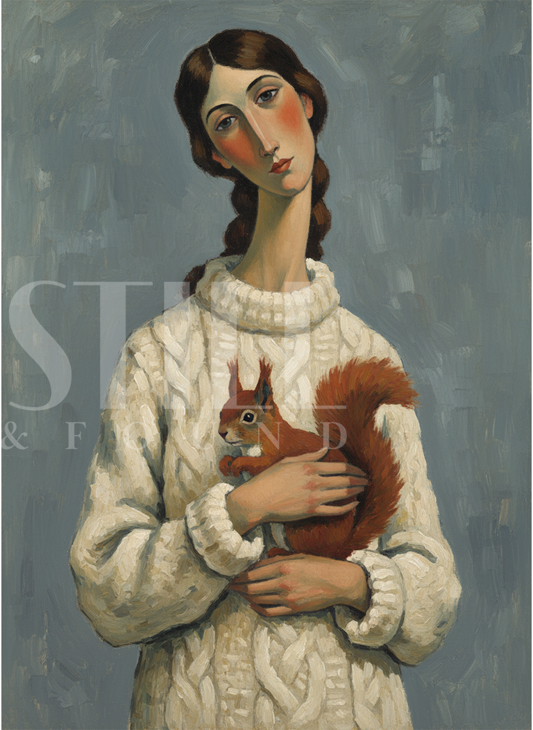 The Autumn Companion - Digital Art Print (Download)