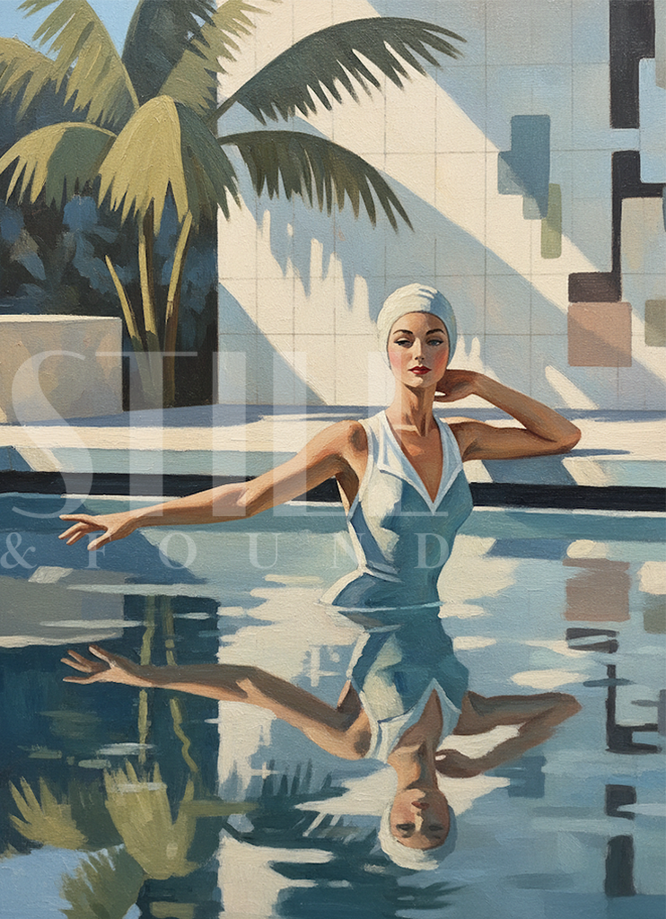 Vintage Reflection - Digital Art Print (Download)