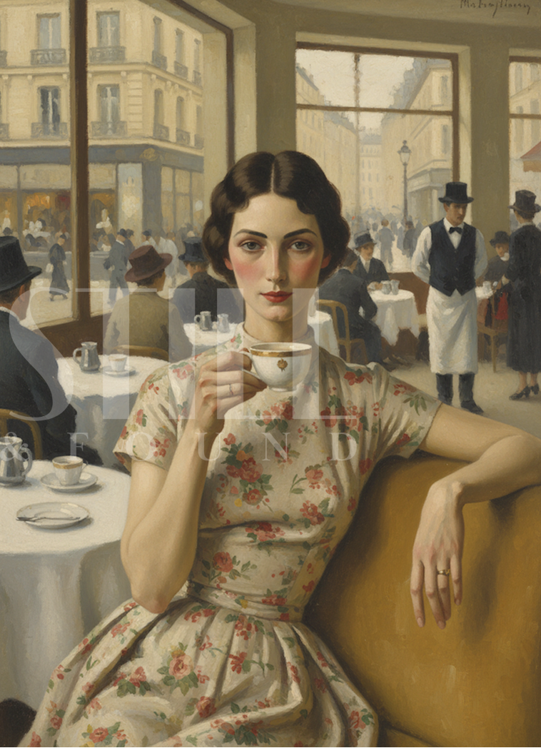 A Moment for Tea - Digital Art Print (Download)