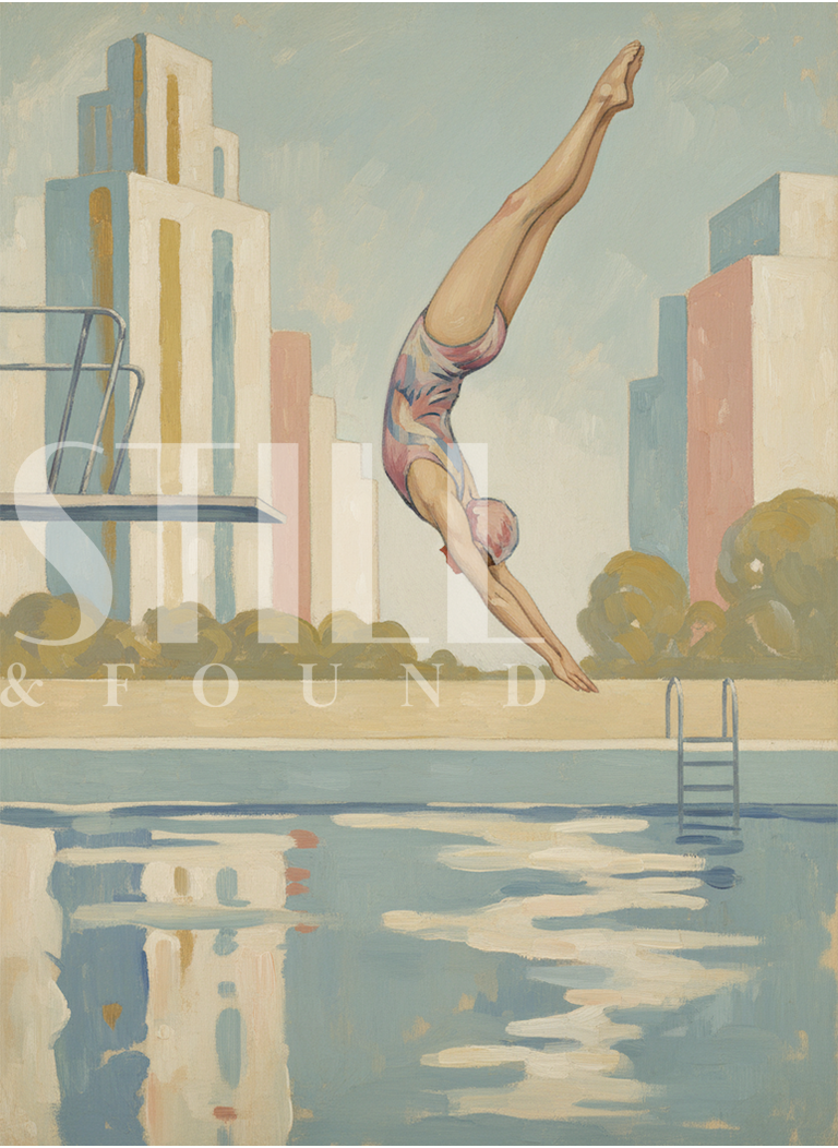 Deco Dive - Digital Art Print (Download)