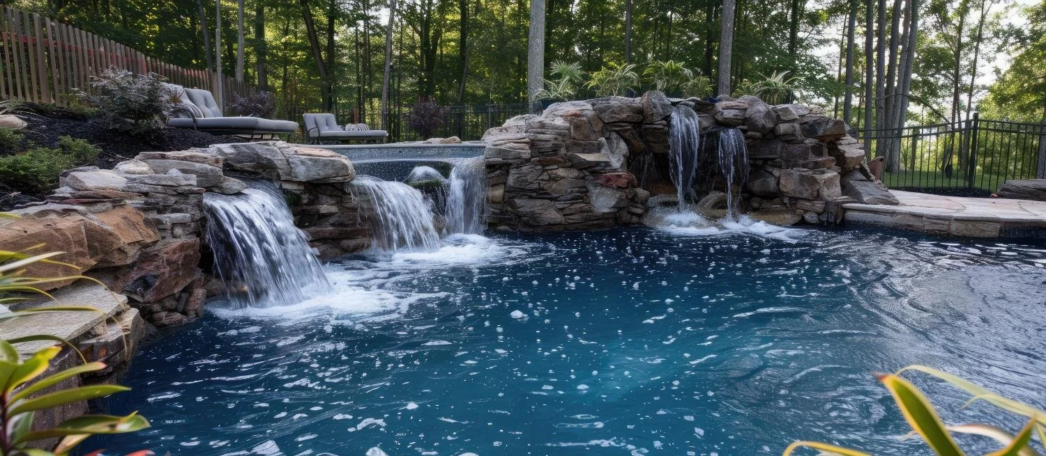 Natural swimming pond by Luck Lagoons