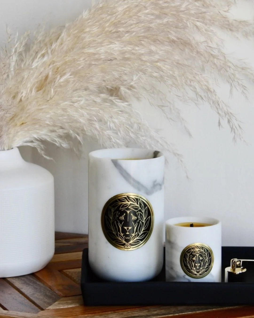 Leone Collection didn't build a luxury candle brand by accident...

They chose marble vessels. A gold lion that stops you mid-scroll. They chose the kind of details that make a customer feel something before the candle is even lit...

Every brand tel