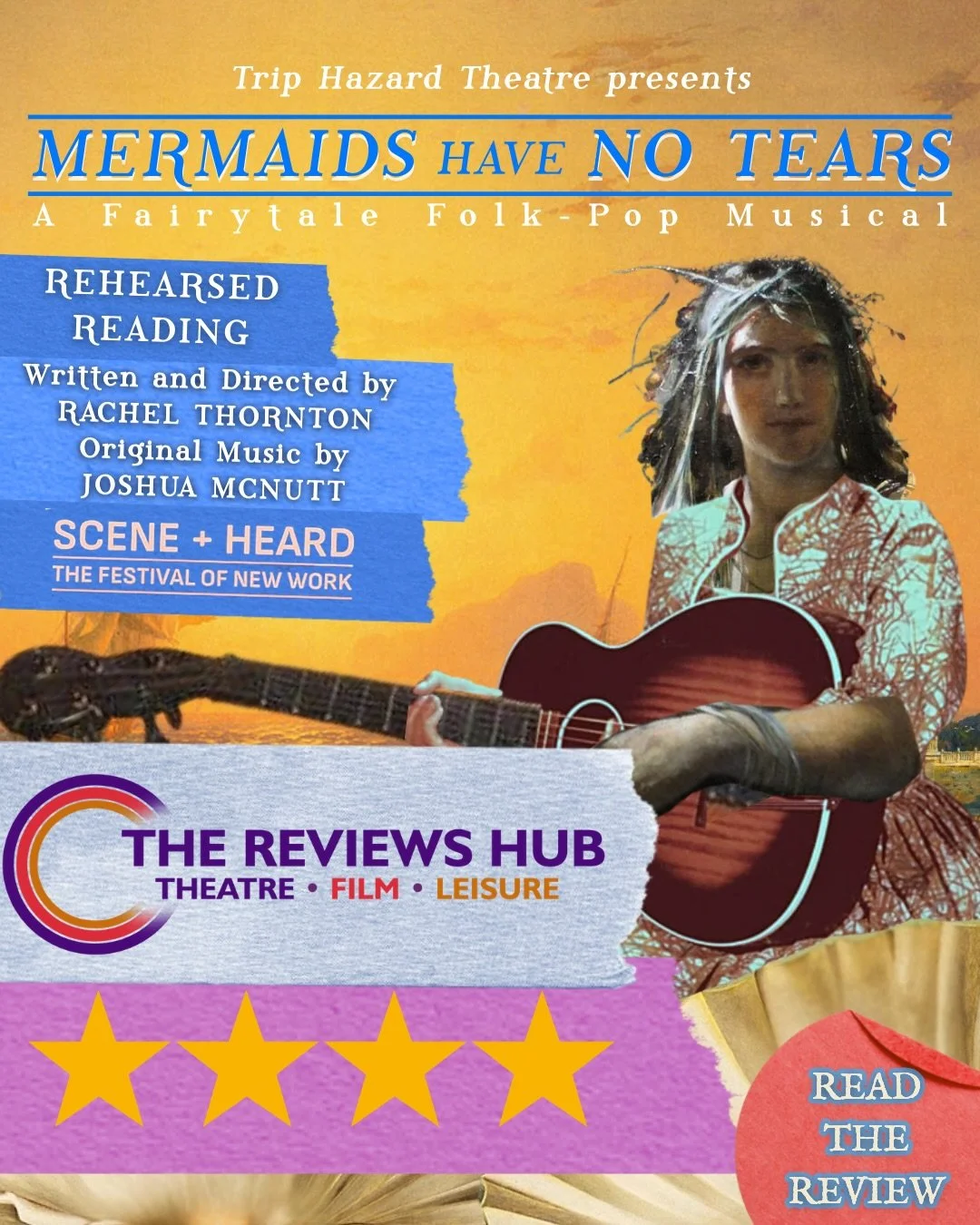 ⭐️⭐️⭐️⭐️! Four star(fish) for our rehearsed reading of &ldquo;Mermaids Have No Tears&rdquo;! Thank you so much to @thereviewshub for making time for our show and for your kind words.

Huge done to the cast and crew! And an additional thank you to the