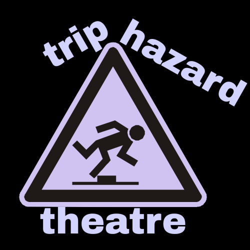 Trip Hazard Theatre's logo, exclusive to this production of MAGICAL GIRLS. [Digital Lavender typeface and icon over the standard black background]