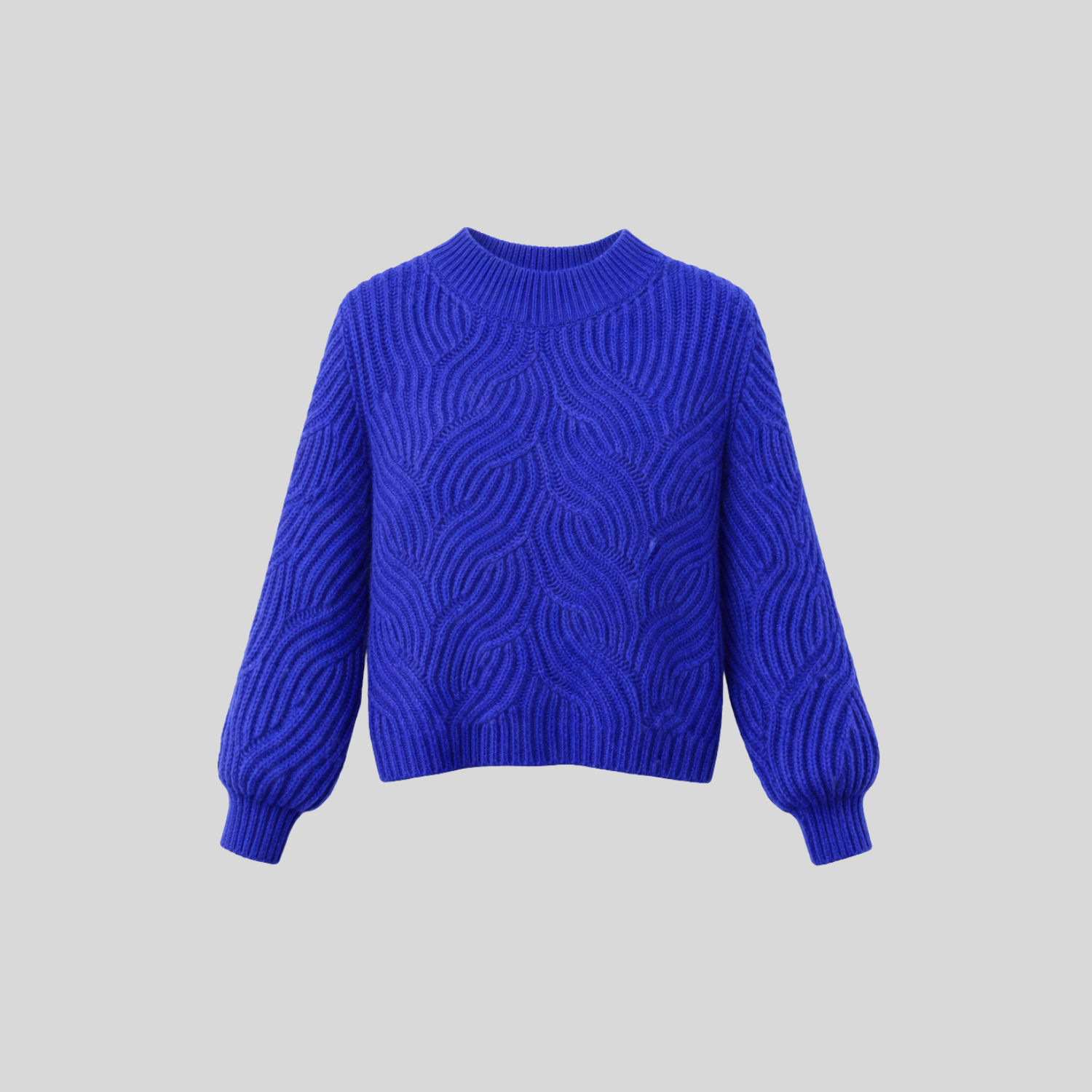 Pull bleu cobalt bleu roi bleu electrique femme Soi Paris 
