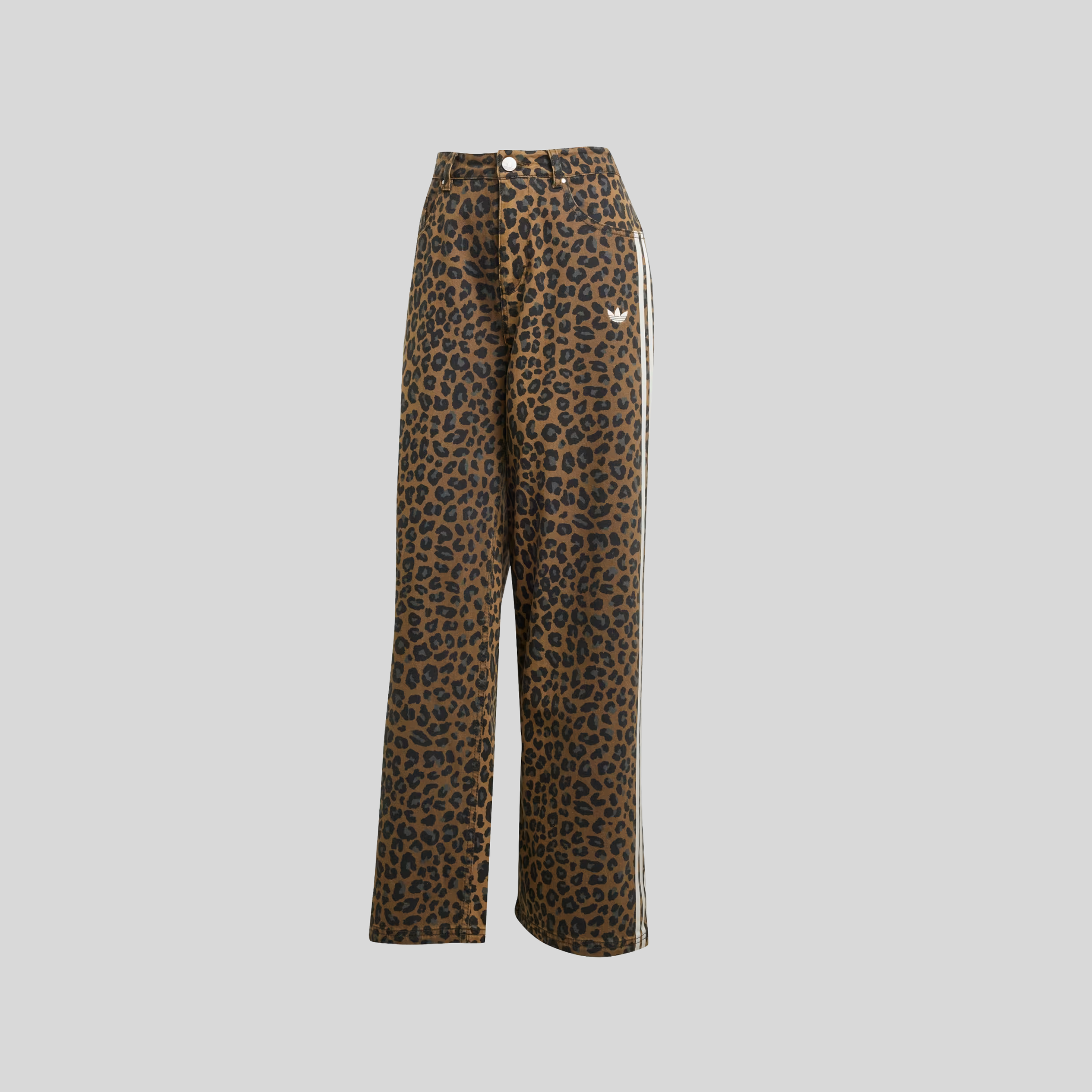 jean leopard-adidas