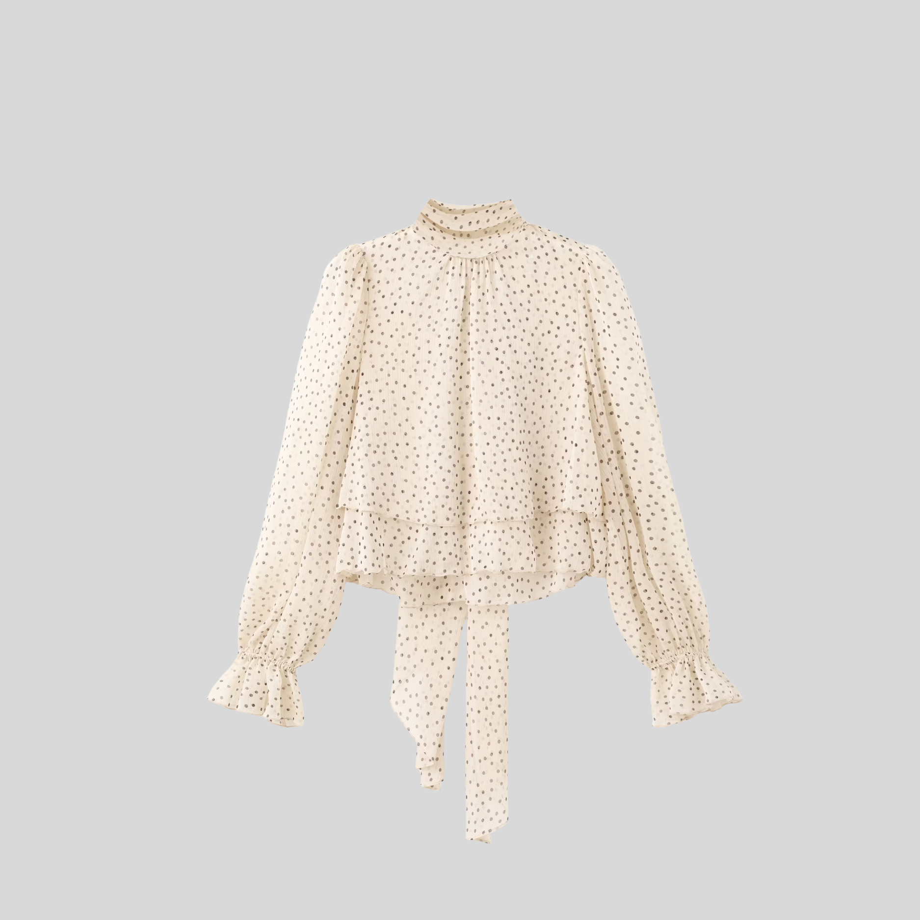 blouse pois-mango