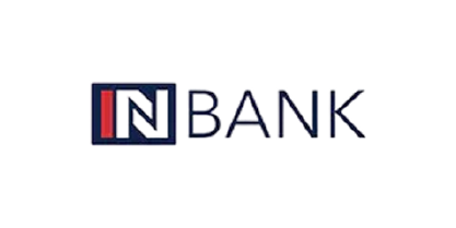 Logo of INBANK with a stylized 'IN' inside a square and the word 'BANK' next to it.