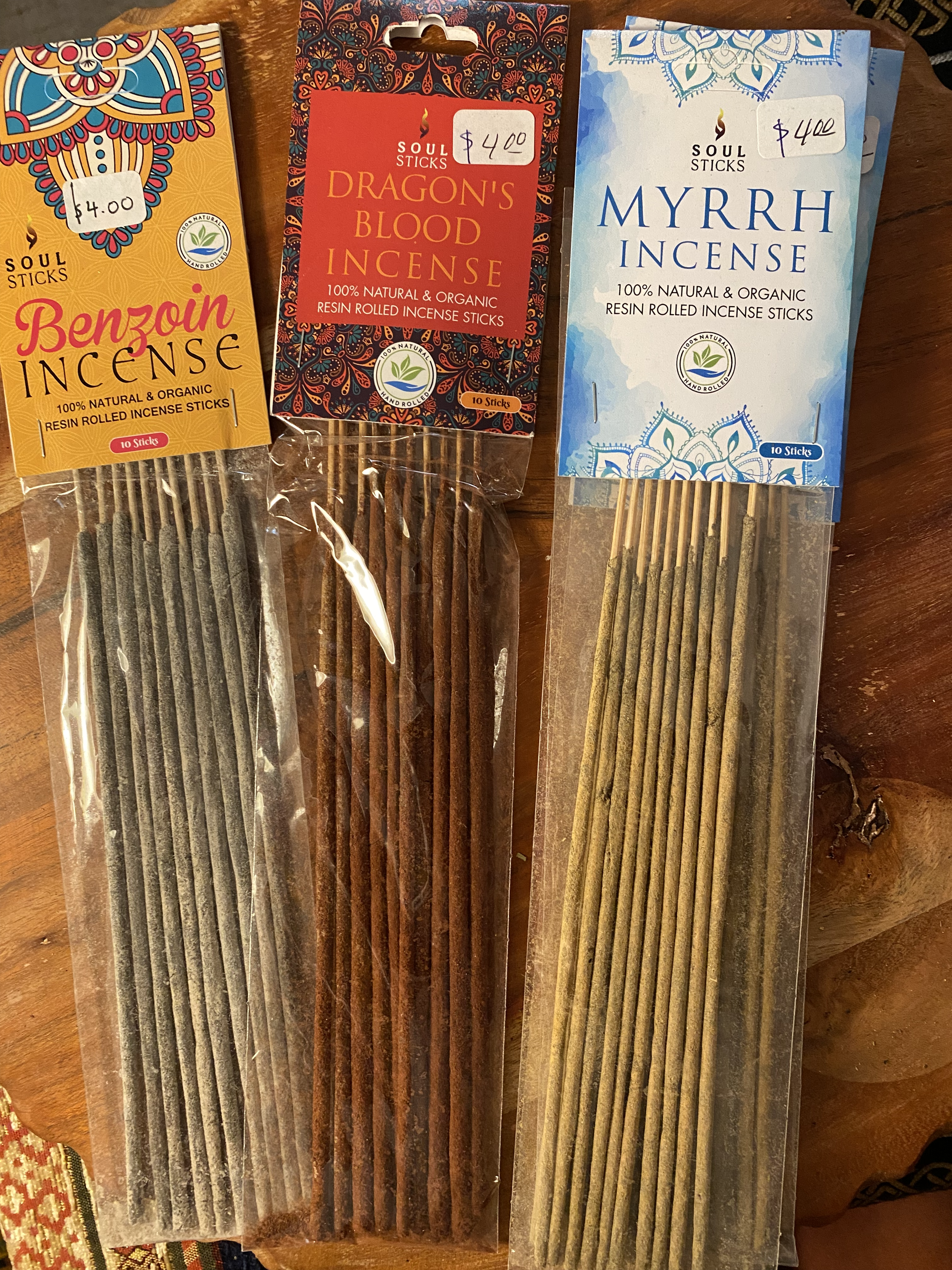100% Natural & Organic Incense Sticks