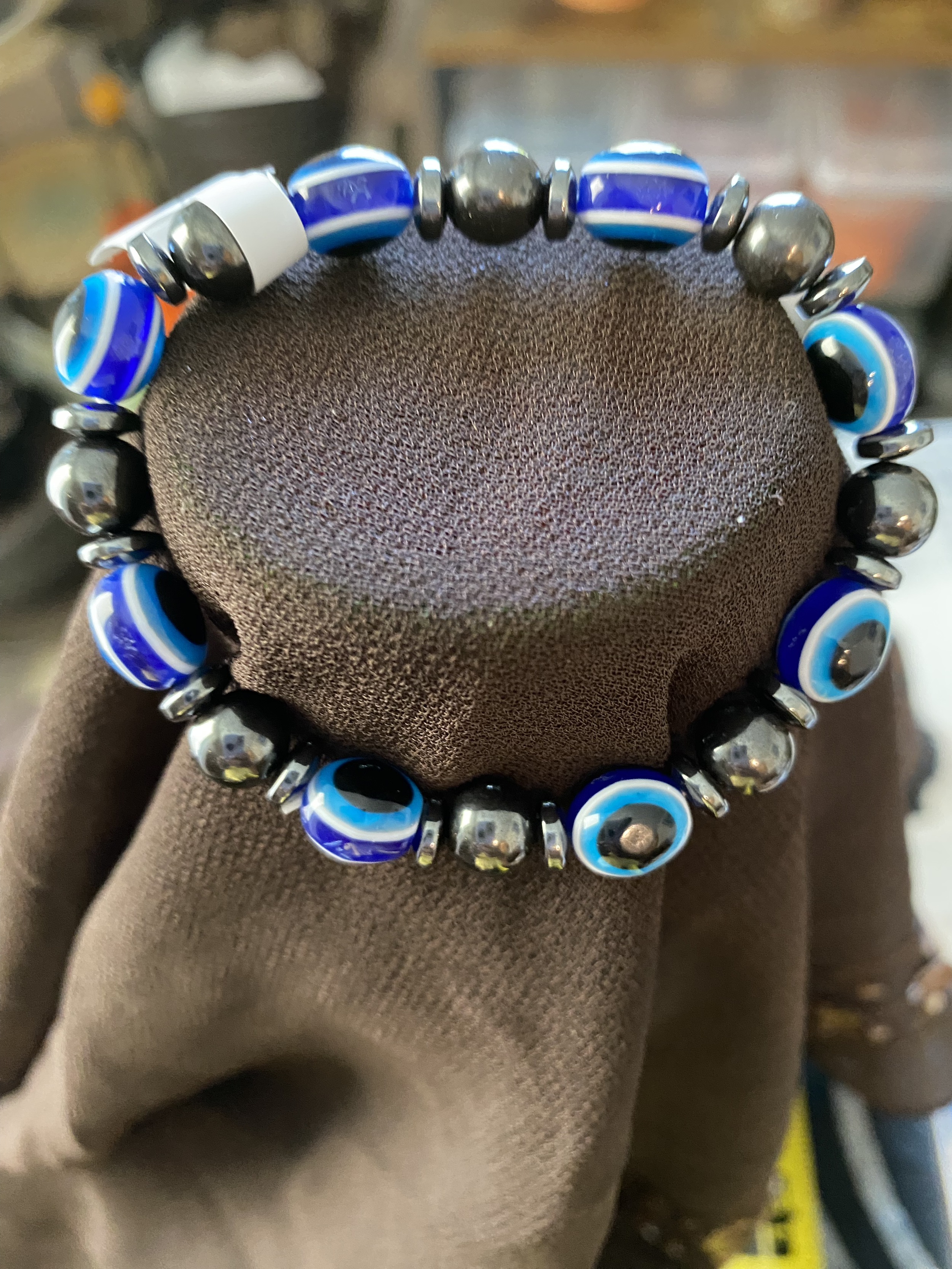 Evil Eye Bracelets _Quality Bracelets - Hematite and Glass
