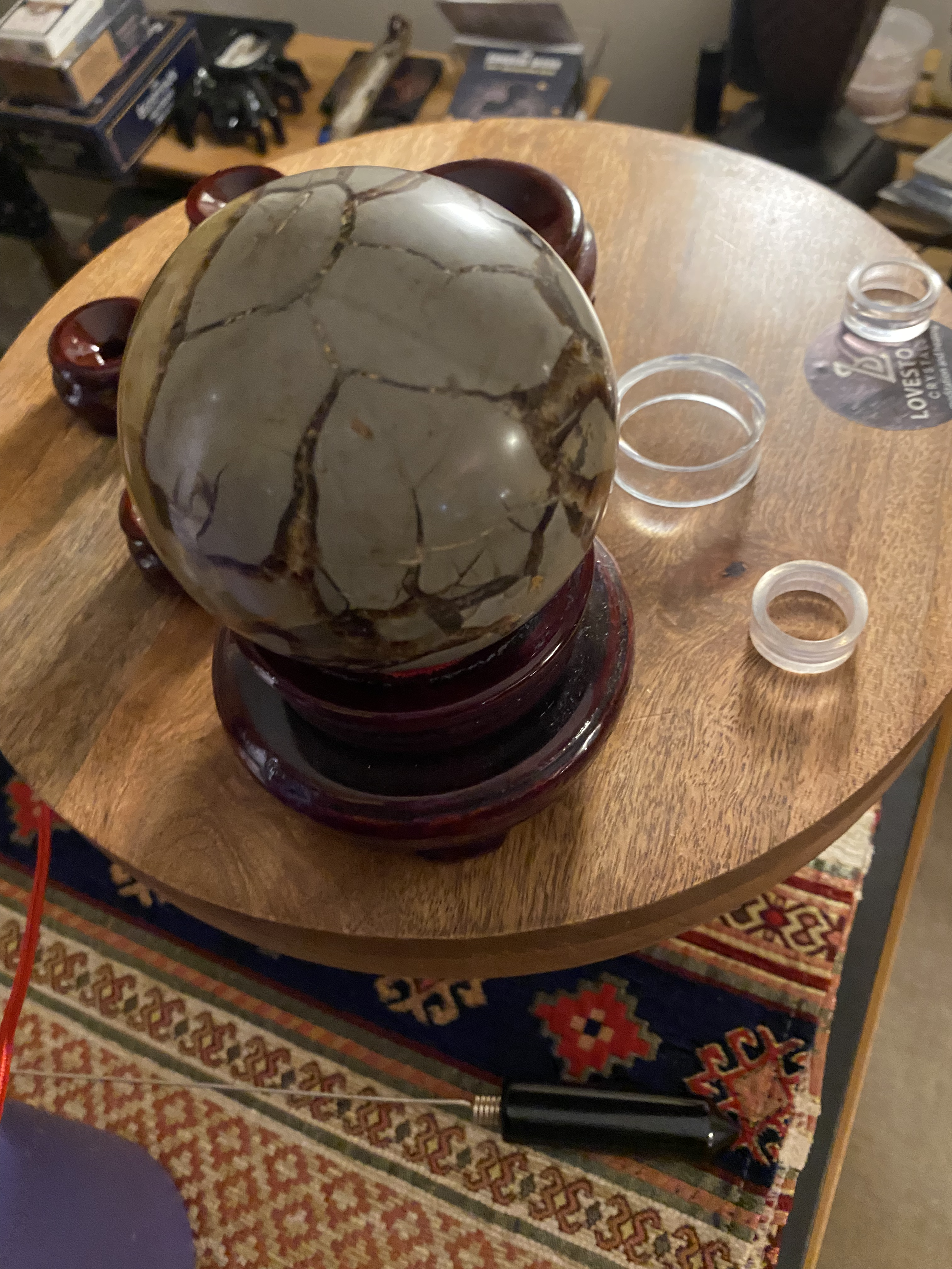 Septarian Sphere  1 pc as pictured