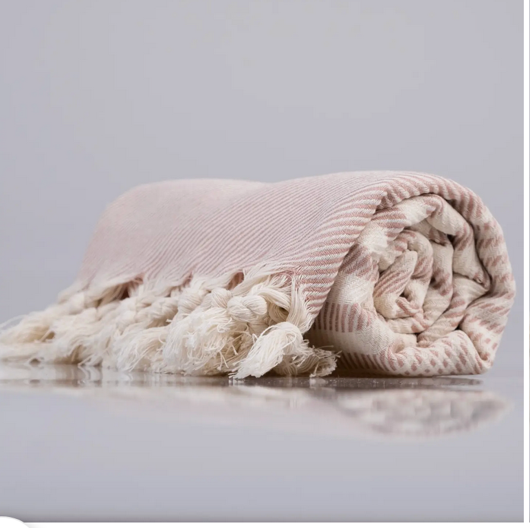 Turkish Cotton Towel - Beige