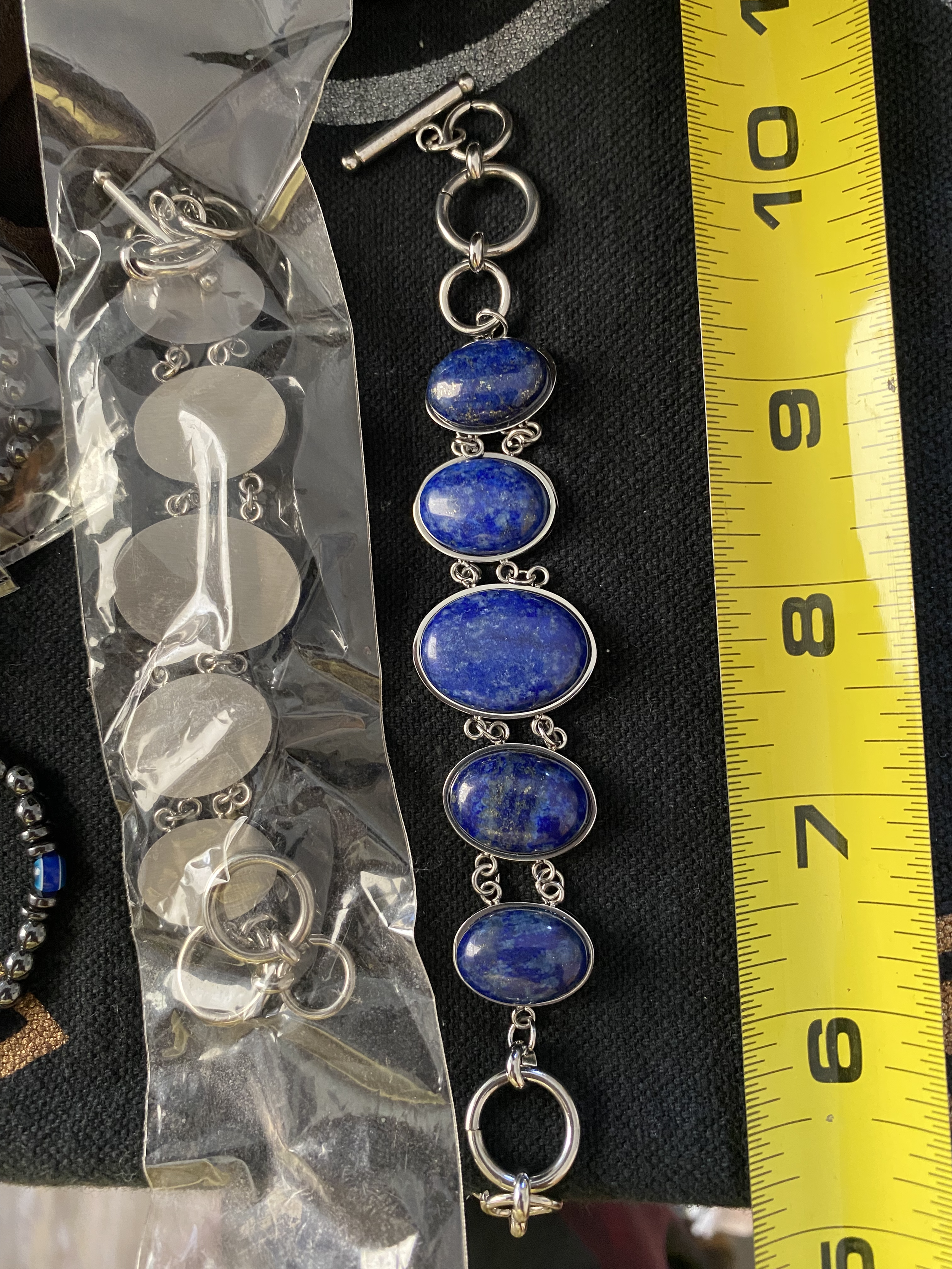 Lapis Chain Bracelet