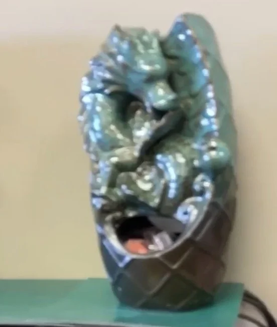 Dual Dragon Ceramic Backflown