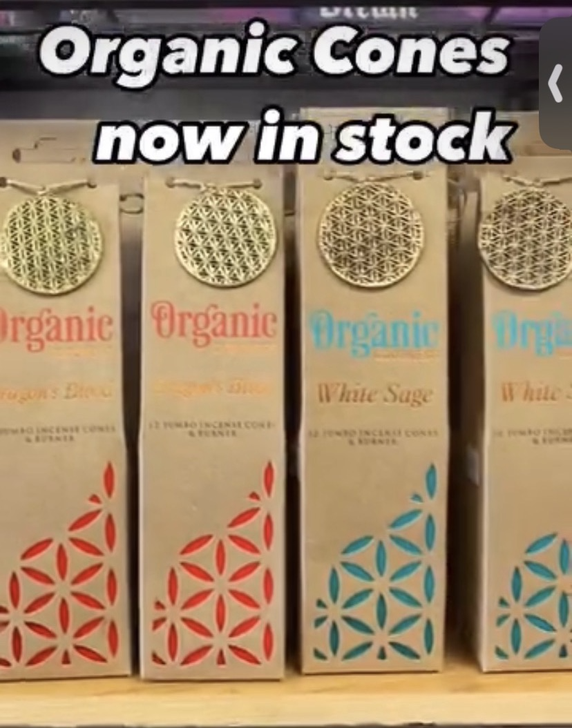 Organic Jumbo Incense Cones
