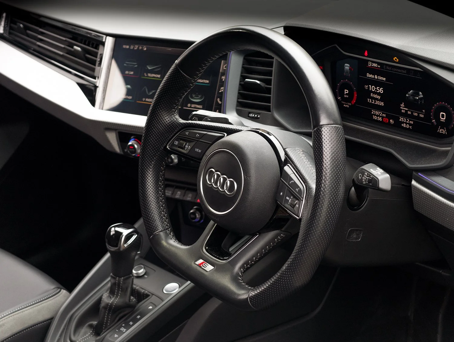 Steering wheel on Audi A1
