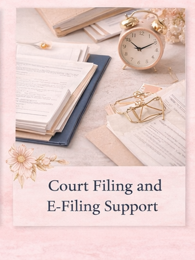 Case Filing & E-Filing Support - Flat Fee Rate