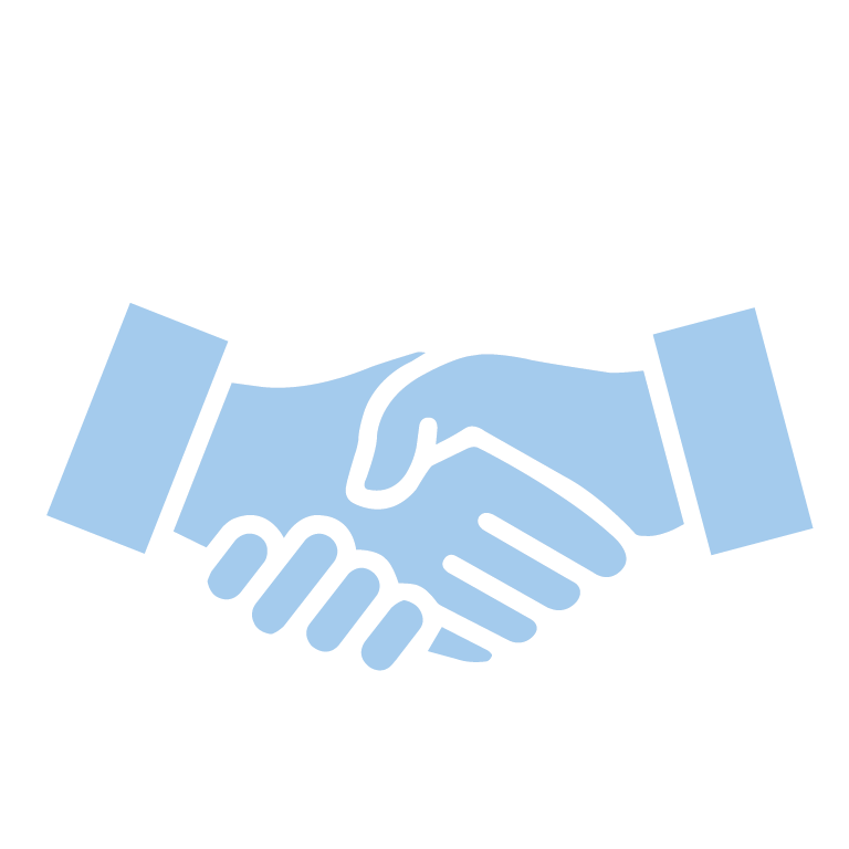 Illustration of a handshake