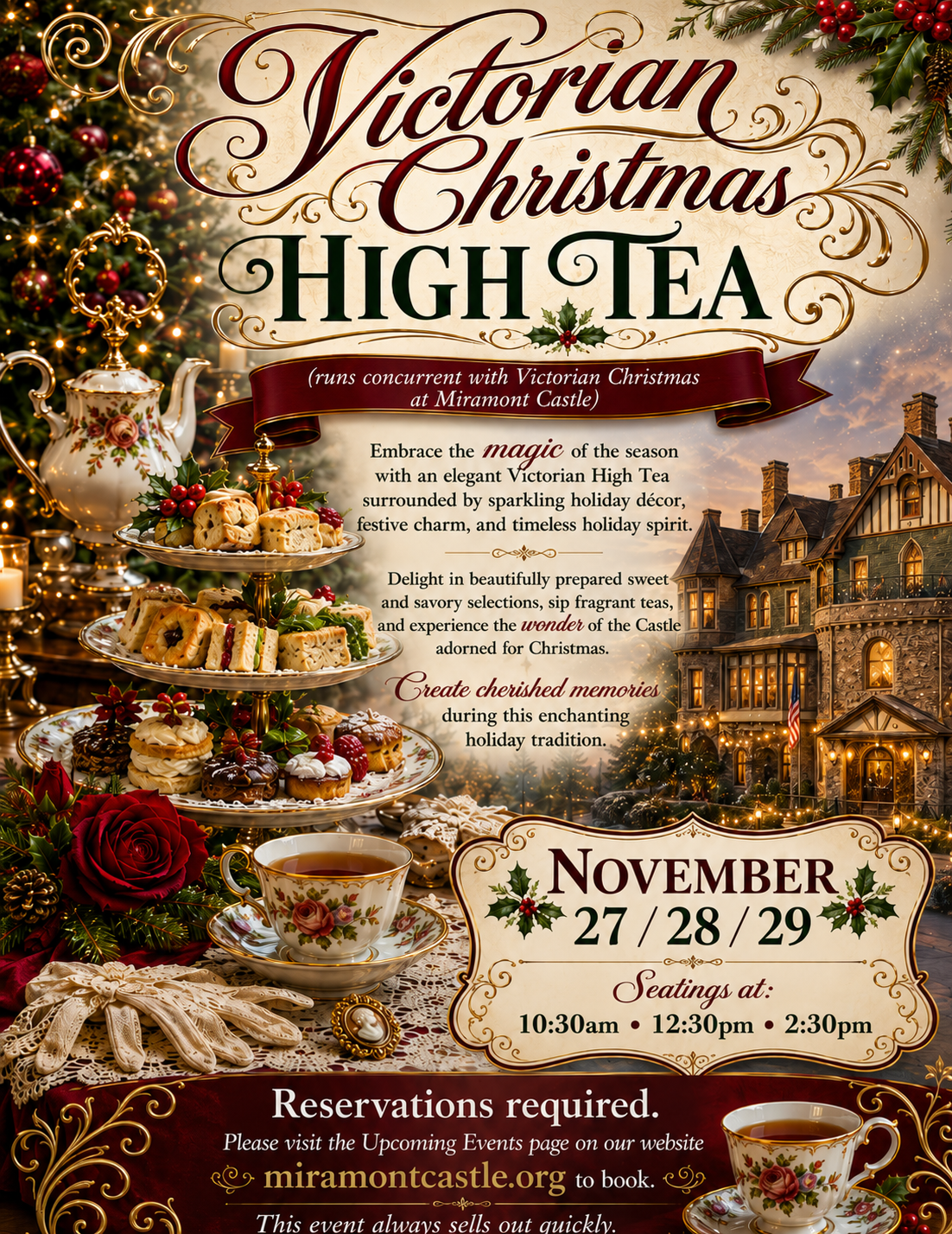 Victorian Christmas High Tea