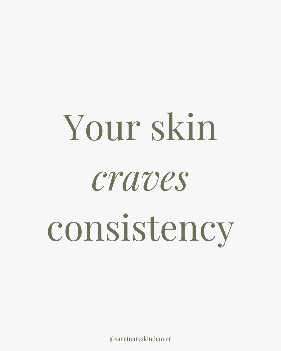 If your skin feels stuck, it doesn&rsquo;t necessarily mean you need to reach for stronger products

Consistency is what creates sustainable results 

If you need help building a routine that your skin thrives on, I&rsquo;d love to work with you ❤️