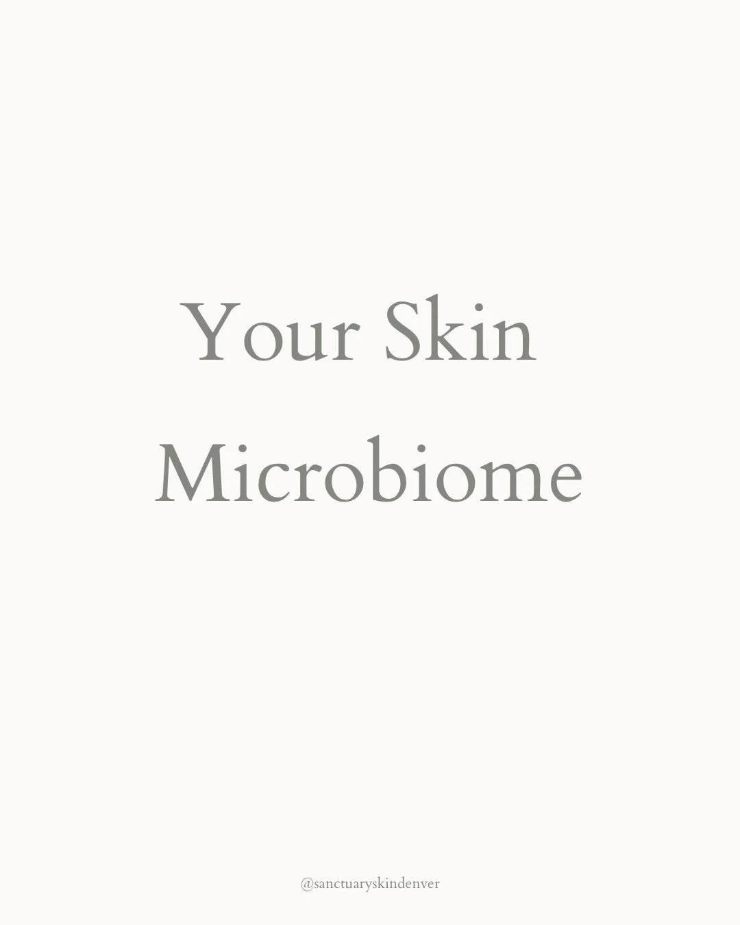Your skin is a living ecosystem 🦠 

When your skin microbiome is supported, your skin is better able to stay balanced, calm, hydrated, and clear 

A big part of healing you skin is learning how to support your skin rather than fighting against it