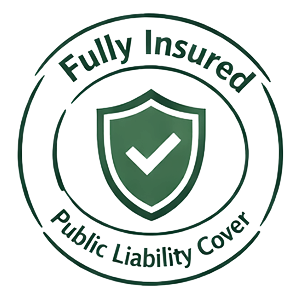 Fully insured house clearance service with public liability cover for customer peace of mind