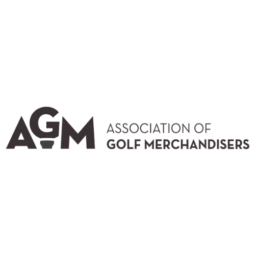 Logo of the Association of Golf Merchandisers (AGM) with the text 'Association of Golf Merchandisers' beside the initials AGM.