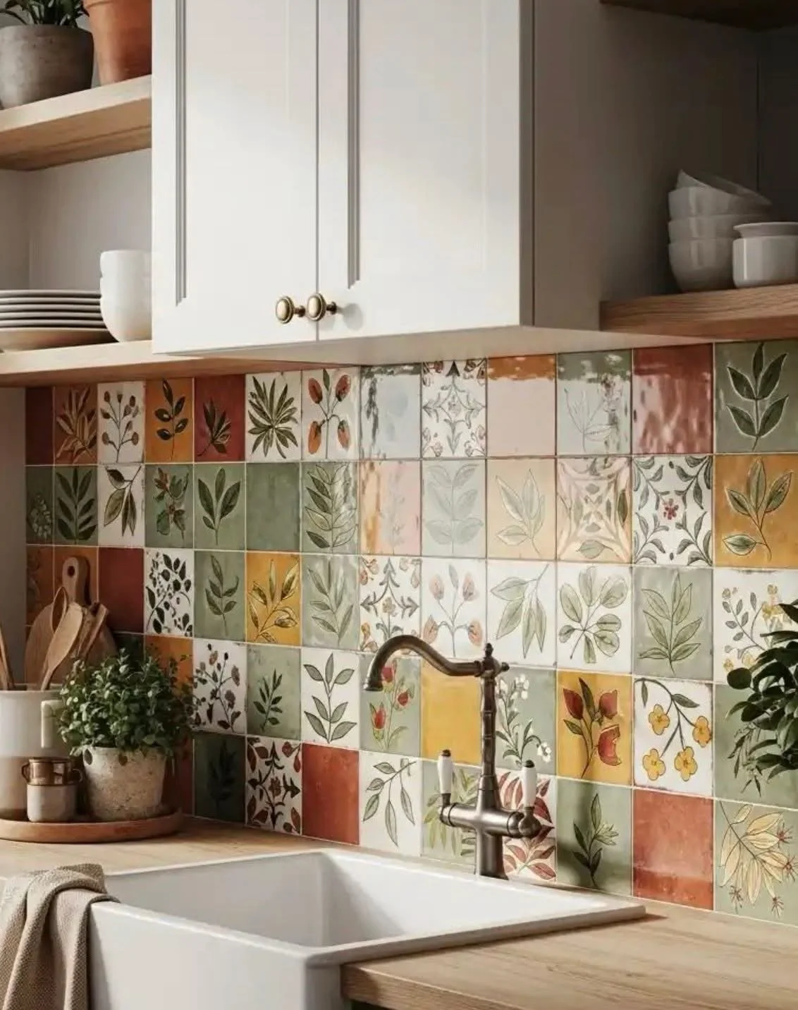 COLOURED BACKSPLASHES&hellip; are we in? 👀

I&rsquo;m seeing bold backsplashes everywhere lately...many greens, patterned tile, Mediterranean blues, even full marble slabs with major veining. And honestly? When they&rsquo;re done right&hellip; they&
