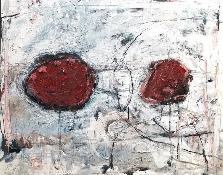 2 hearts beat as 1 -- oil on canvas -- 120*90