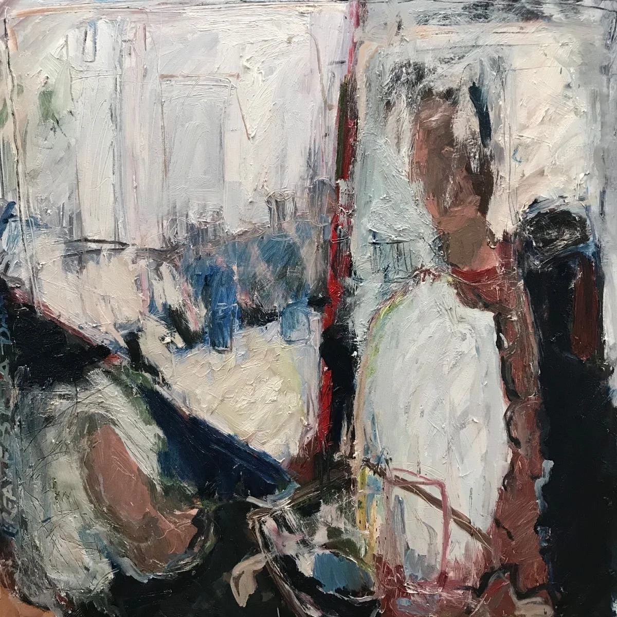 Breakfast in A'dam -- Oil on canvas -- 100*100