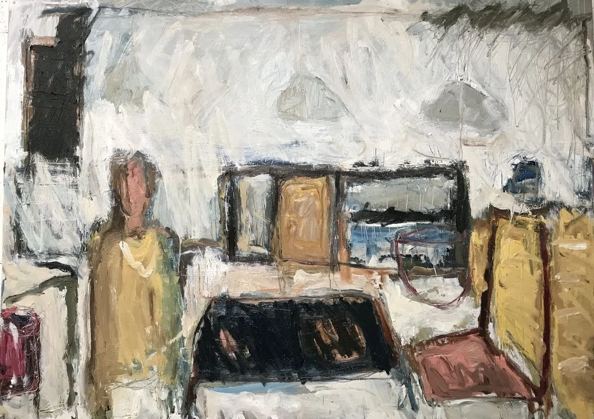 Come in, we're open -- oil on canvas -- 120*80