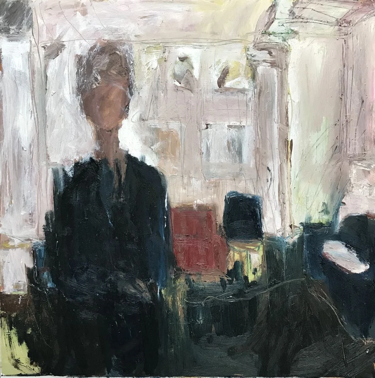 Visit will soon arrive -- oil on canvas -- 100*100