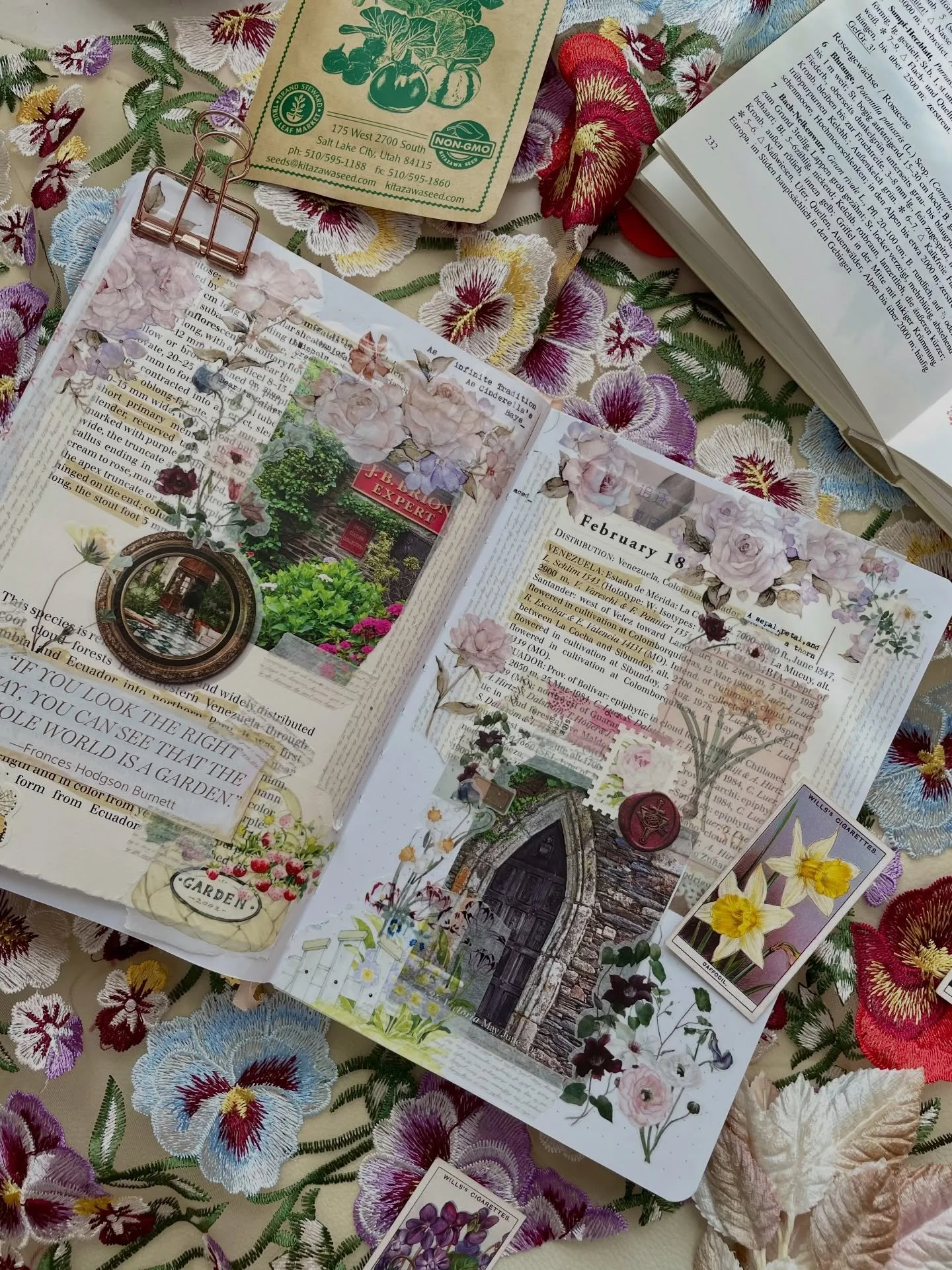 A journal is a secret garden.🪏🐞🌷🦔🌿🌼

Playing around in my scrap or junk journals is one of my favorite ways to unwind in my free time. My journals are a peaceful space where I can create a world of my own.

#junkjournal #scrapjournaling #journa